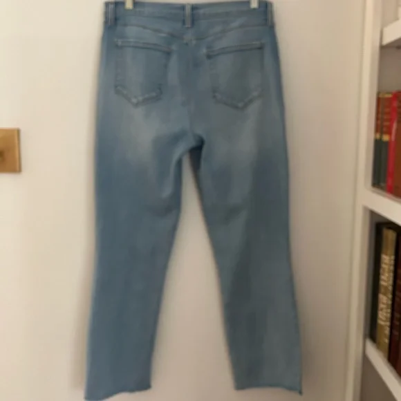 L’AGENCE Jeans Sada High Rise Crop Slim Size 30 Bellevue - Picture 3 of 7